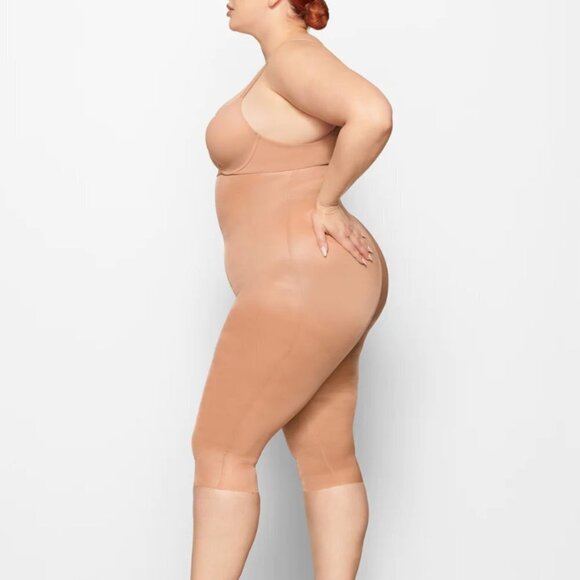 SKIMS BARELY THERE CROPPED LEGGING Clay - Picture 3 of 4